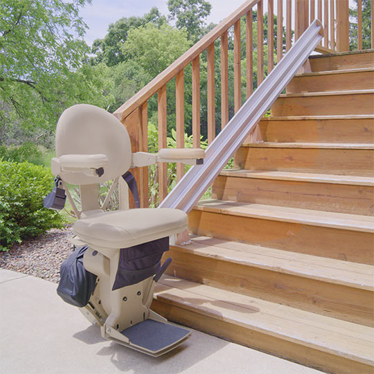Sun-City outdoor stairway staircase chair stairlift glide